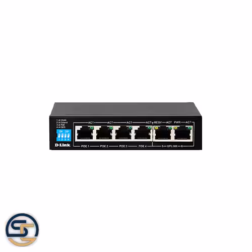 سوئیچ 6 پورت D-LINK DES-F1006P-E