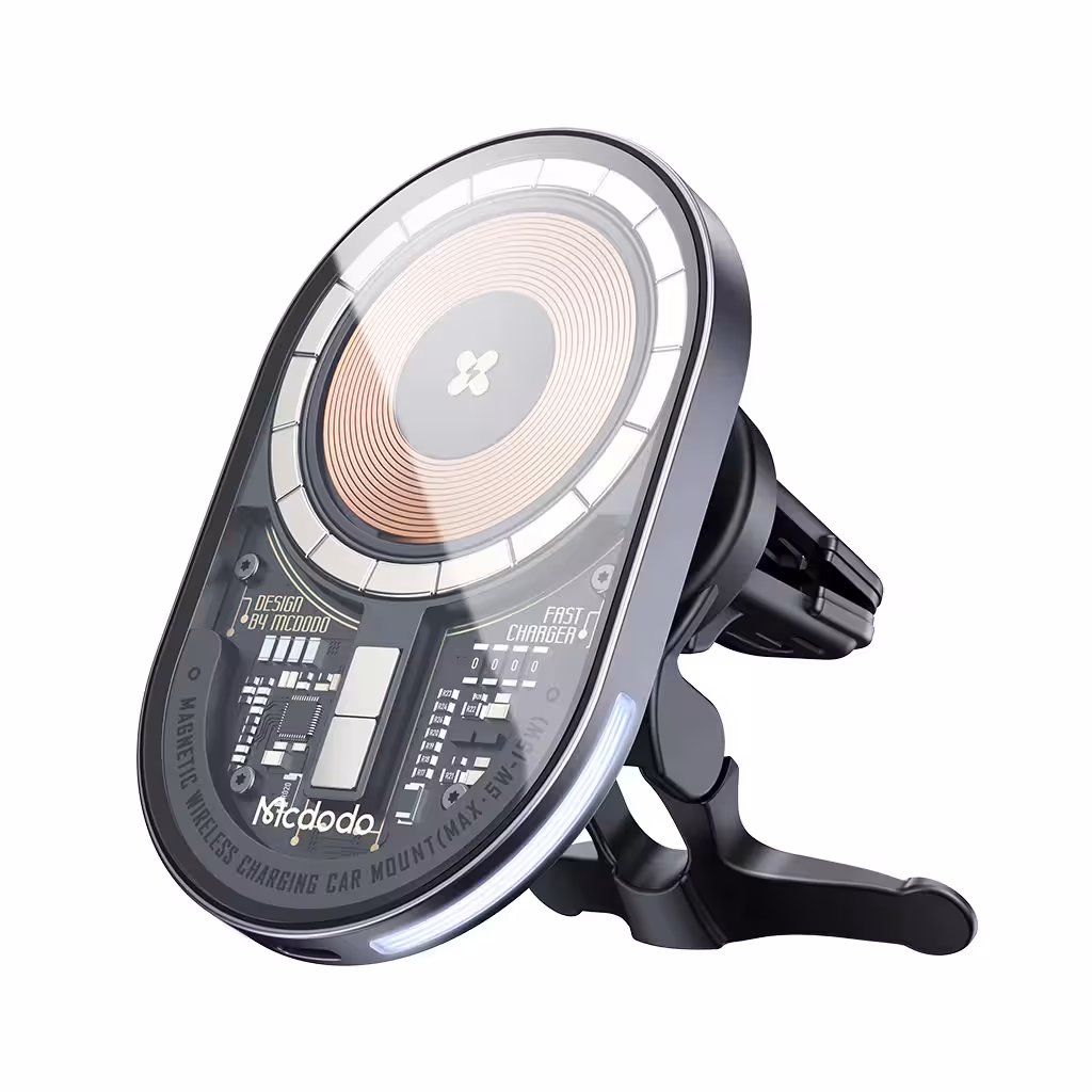 هولدر و شارژر وایرلس مگ سیف خودرو مک دودو گارانتی متین مدل Mcdodo CH-2340