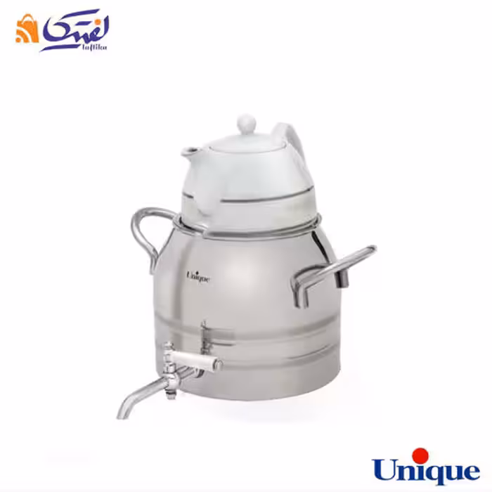کتری و قوری استیل 4 لیتر یونیک کد UN-7226 دسته استیل