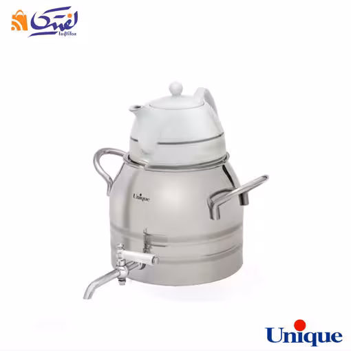 کتری و قوری استیل 4 لیتر یونیک کد UN-7226 دسته استیل