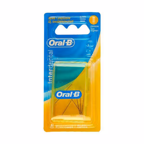 یدک بین دندانی استوانه‌ای اورال بی 6 عددی Oral B Interdental