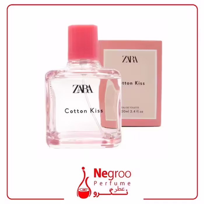ادکلن زنانه زارا کتان کیس Cotton kiss حجم 100 میل
