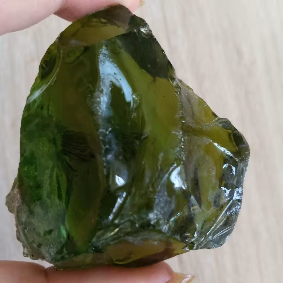 شیشه سنگ ابسیدین زیبا