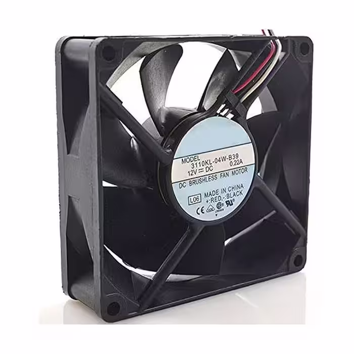 فن 12 ولت 25*80*80 بلبرینگی