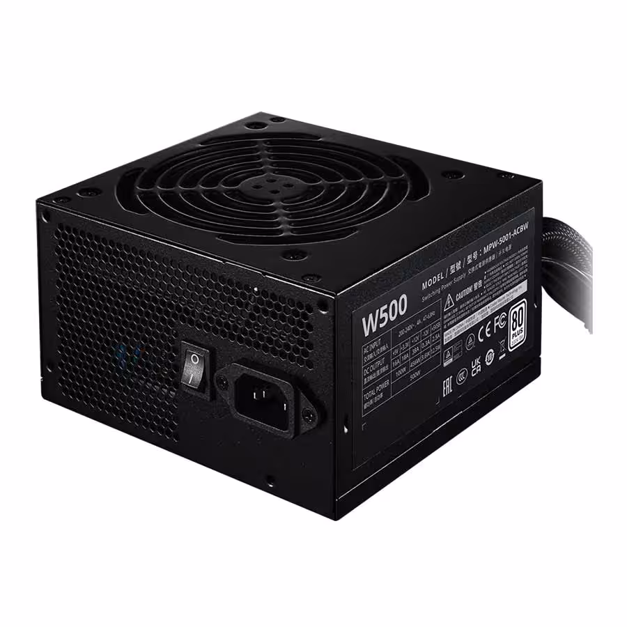 قیمت و خرید پاور کامپیوتر 500 وات کولرمستر مدل ELITE NEX White W500 230V | یاس ارتباط