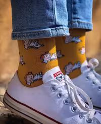 جوراب ساقدار داینوساکس طرح تن تن