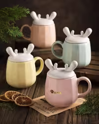 ماگ طرح گوزن رنگی RK