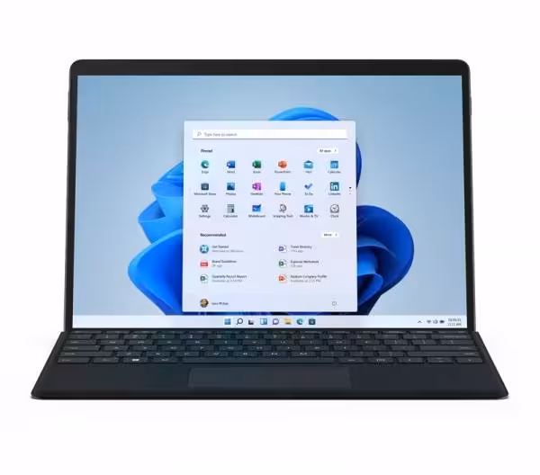 تبلت مایکروسافت 13 اینچ مدل Surface Pro 8 پردازنده Core i7 رم 16GB حافظه 256GB همراه با کیبورد