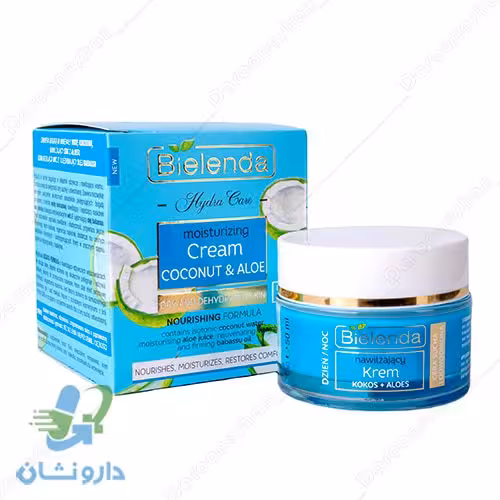 ژل کرم روز و شب بی یلندا حاوی عصاره نارگیل و آلوئه ورا