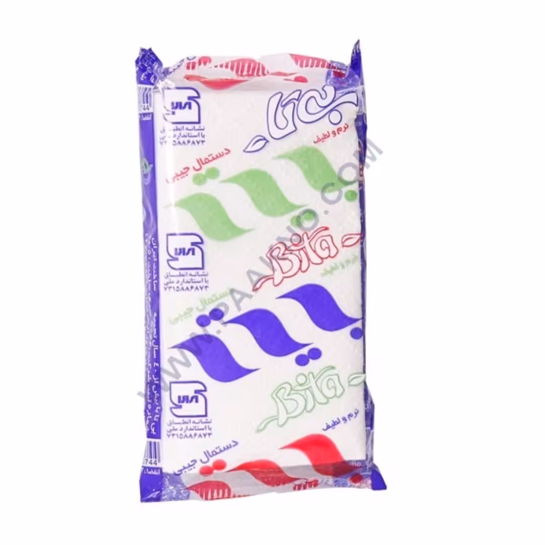 دستمال جیبی 10 برگی بیتا