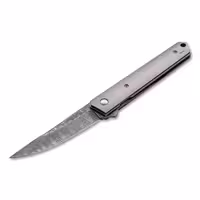 چاقو بوکر پلاس کوایکن ایر داماس Böker Plus Kwaiken Flipper Damascus