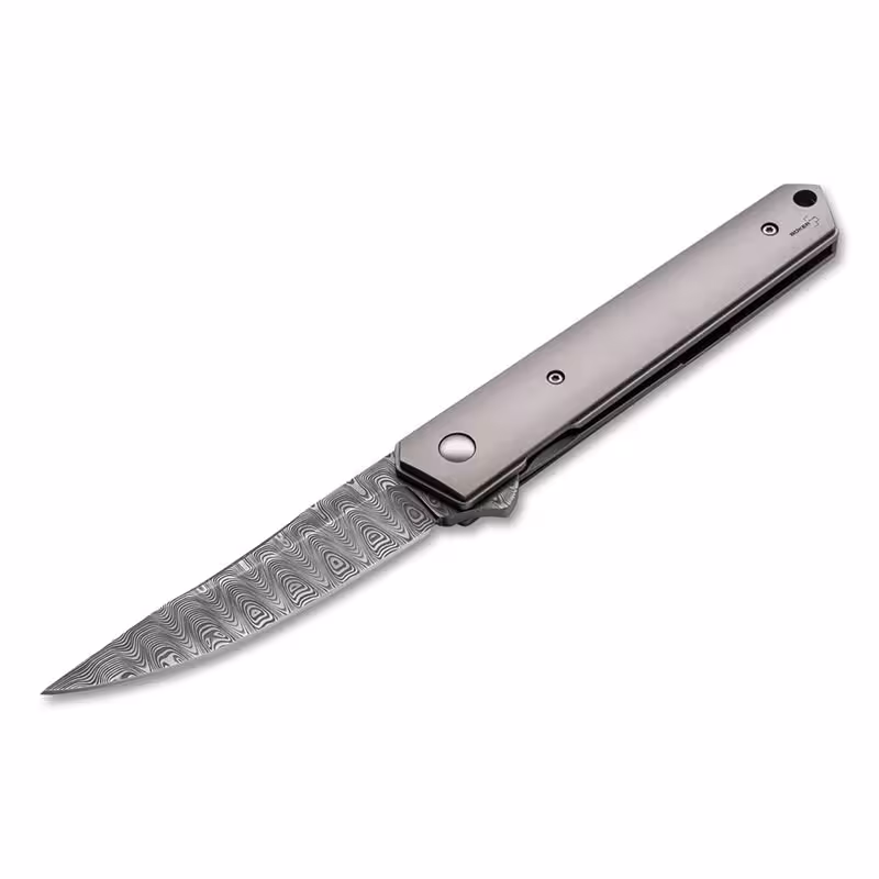 چاقو بوکر پلاس کوایکن ایر داماس Böker Plus Kwaiken Flipper Damascus