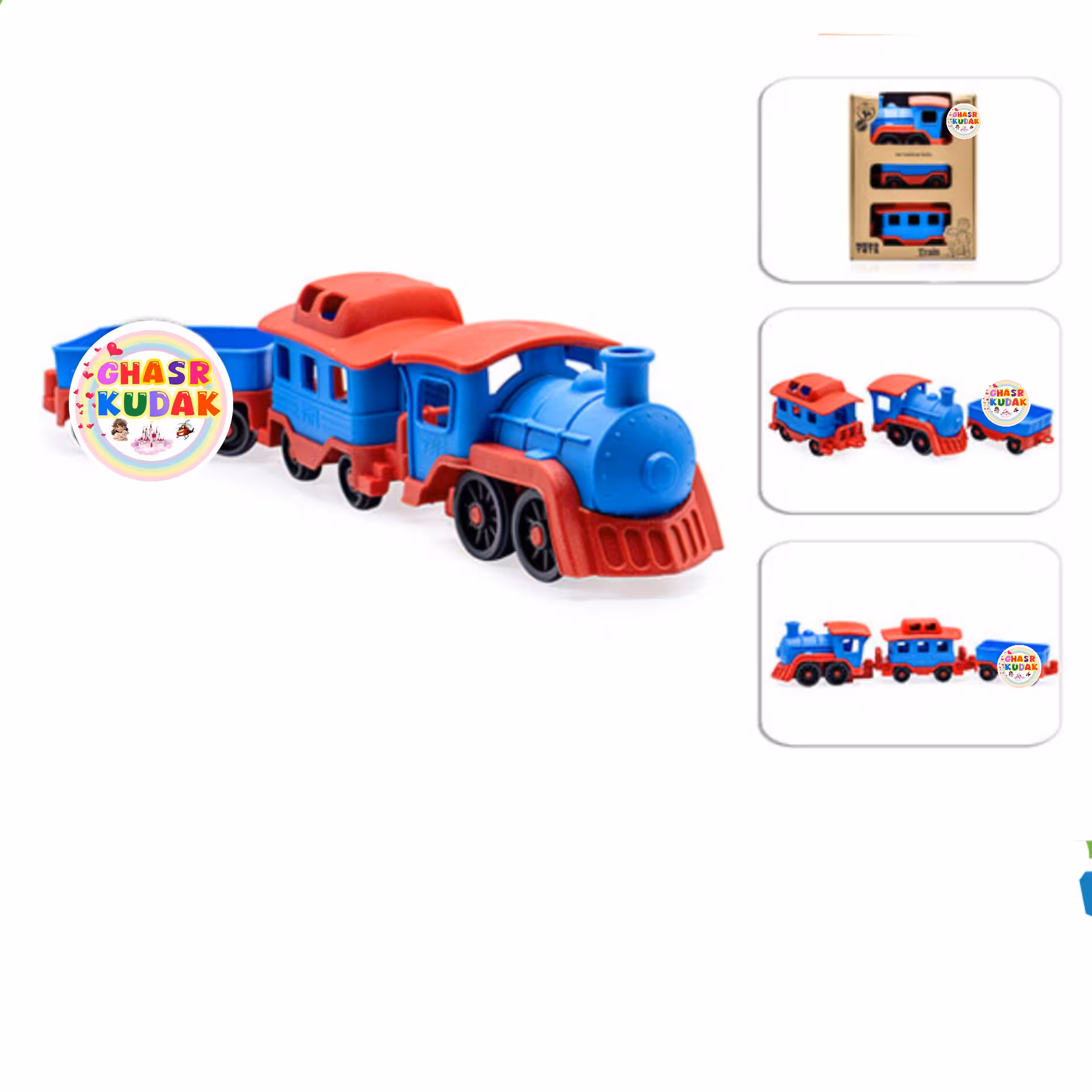 اسباب بازی قطار نشکن نیکو تویز سه واگن