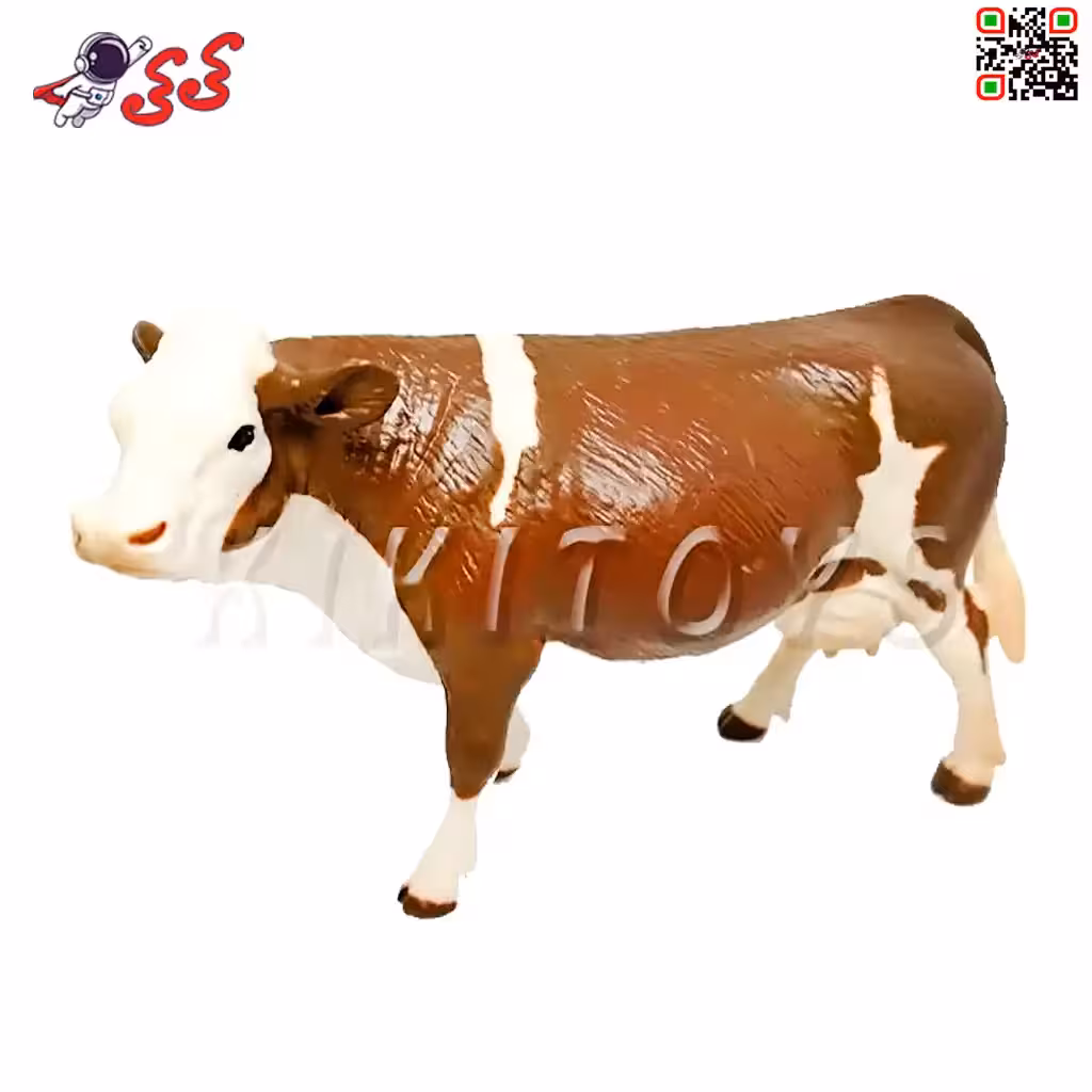 فیگور حیوانات ماکت گاو ماده اسباب بازی Figure of cow 186