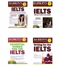 پک 4 جلدی برای آزمون آیلتس | کتاب انگلیسی Barrons Ielts