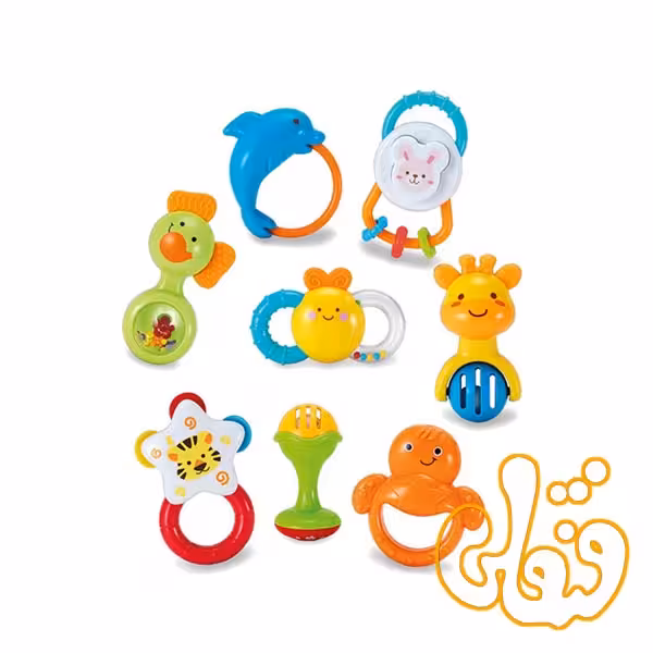 ست جغجغه 8 تایی Fun &#039;n Play Rattle Set 3080