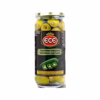 زیتون سبز پر شده با خمیر جالاپینو 470 گرم ای سی ای ECE