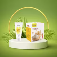 پک چاقی صورت بین اِستار،پودر جوانه گندم 25 ساشه ای با کرم جوانه گندم،طبیعی،اُرگانیک،گیاهی،اَصلی، ارسال فوری