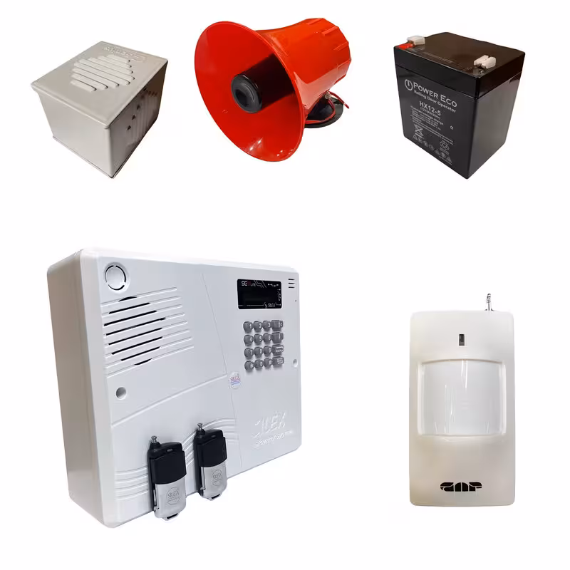 سیستم امنیتی دزدگیر بیسیم سایلکس مدل SG8-lite | چاوه