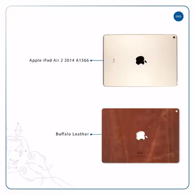 برچسب پوششی ماهوت مدل Buffalo-Leather مناسب برای تبلت اپل iPad Air 2 2014 A1566