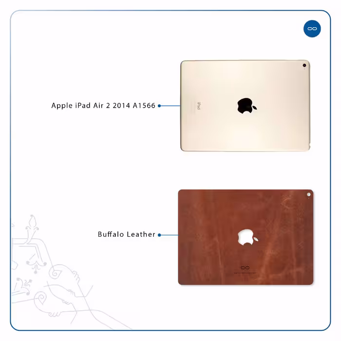برچسب پوششی ماهوت مدل Buffalo-Leather مناسب برای تبلت اپل iPad Air 2 2014 A1566
