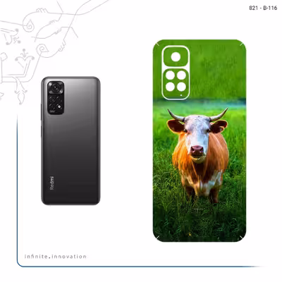 برچسب پوششی ماهوت مدل Cow مناسب برای گوشی موبایل شیائومی Redmi Note 11S