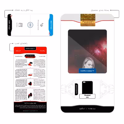 برچسب پوششی ماهوت مدل Emma Stone مناسب برای گوشی موبایل هوآوی GR3