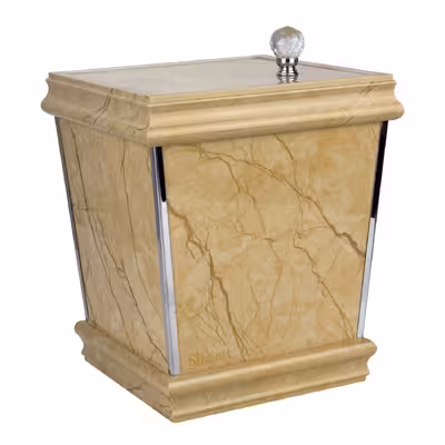 ست سطل و جای دستمال کاغذی طرح سنگ کد 290031