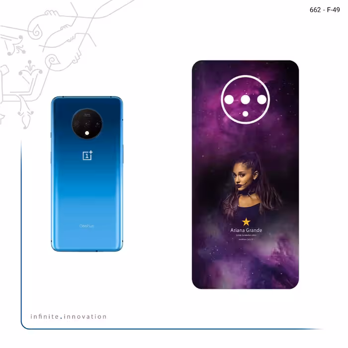برچسب پوششی ماهوت مدل Ariana Grande مناسب برای گوشی موبایل وان پلاس 7T