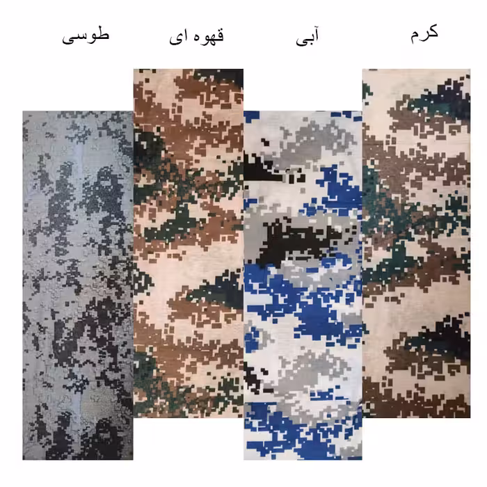 دستمال سر و گردن مدل میکروبی پدافندی