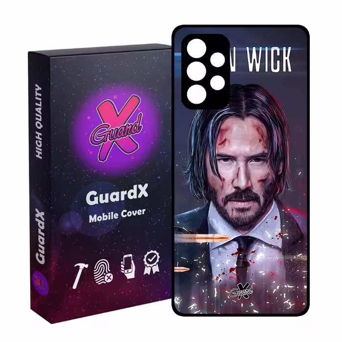 کاور گارد ایکس طرح John Wick مدل Glass10145 مناسب برای گوشی موبایل سامسونگ Galaxy A32 5G