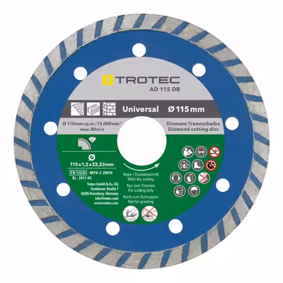 مجموعه 4 عددی صفحه برش الماس تروتک مدل 110/115