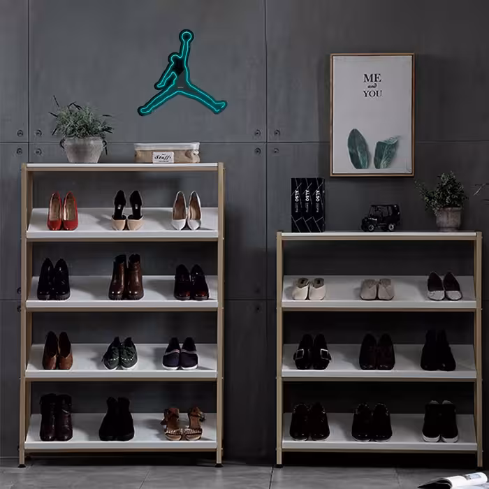 چراغ دیواری نئون دیزاین طرح Jordan-BL_TBL