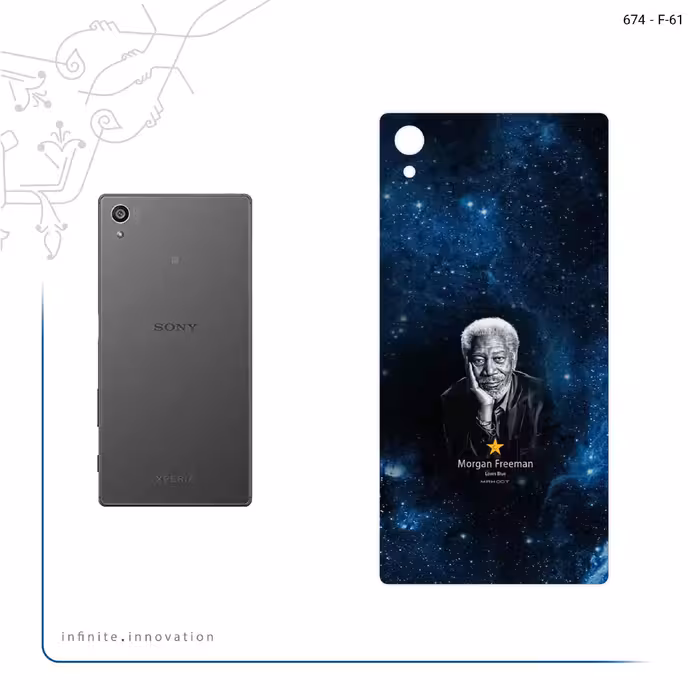 برچسب پوششی ماهوت مدل Morgan Freeman مناسب برای گوشی موبایل سونی Xperia Z5