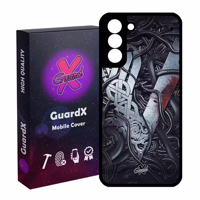 کاور گارد ایکس طرح Vikings مدل Glass10221 مناسب برای گوشی موبایل سامسونگ Galaxy S21 FE