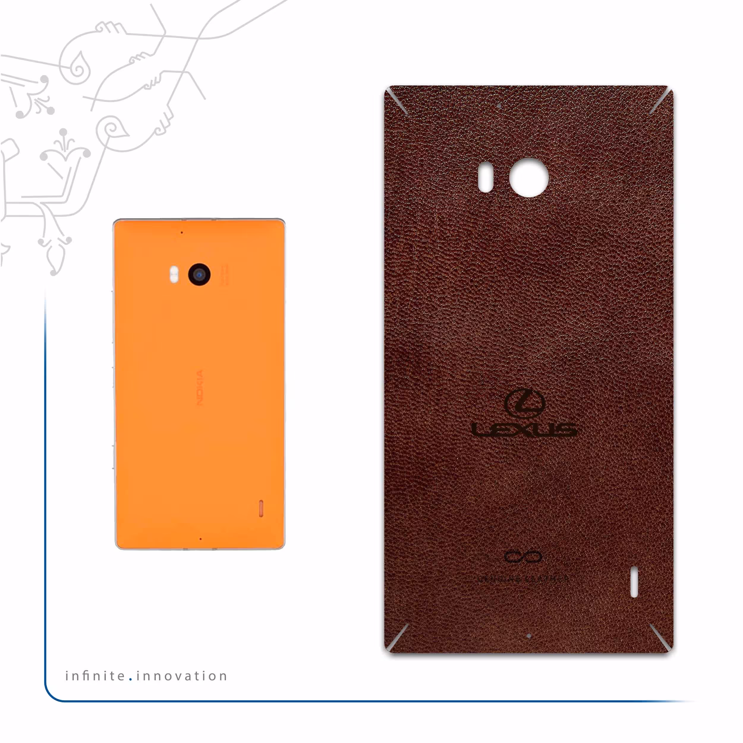 برچسب پوششی ماهوت مدل NL-LXS مناسب برای گوشی موبایل نوکیا Lumia 930