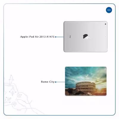 برچسب پوششی ماهوت مدل Rome City مناسب برای تبلت اپل iPad Air 2013 A1475