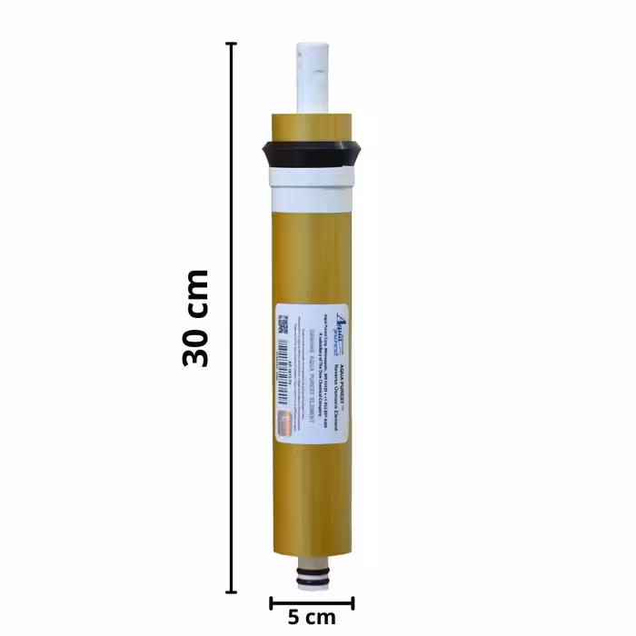 فیلتر ممبران دستگاه تصفیه آب آکوا پیورست مدل AP- GOLD 75G مجموعه 3 عددی به همراه محدود کننده فاضلاب مدل FLOW 300