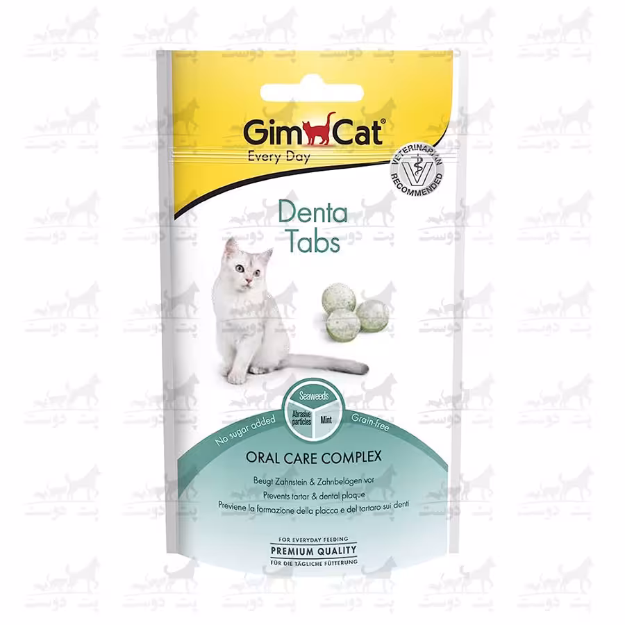 قرص مراقبت از دندان گربه جیم کت 40 گرم