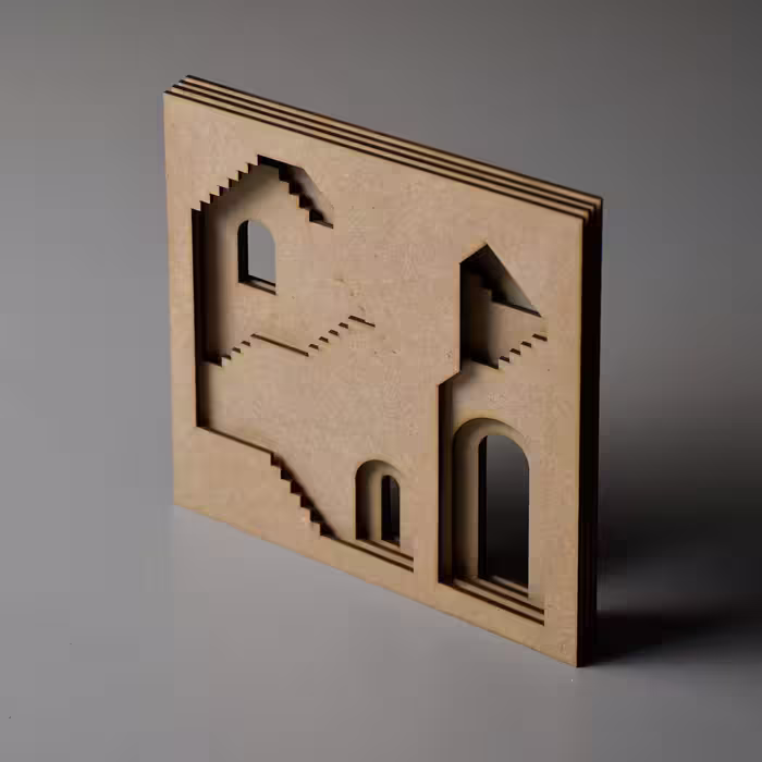 تابلو استند رومیزی طرح معماری 4