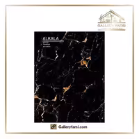 سرامیک 60*120 پرسلان نانو پلیش آلکالا مشکی Alkala-73