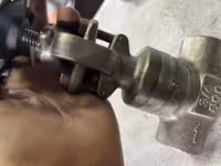 شیرسوزنی "3/4 ساکت ولد  استلنس استیل  فورج کلاس 800 جنس بدنه STEM 316 F316 سیت 316 دیسک316