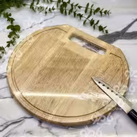 تخته گوشت چوبی رابروود نیم گرد قطر 29 کدR122