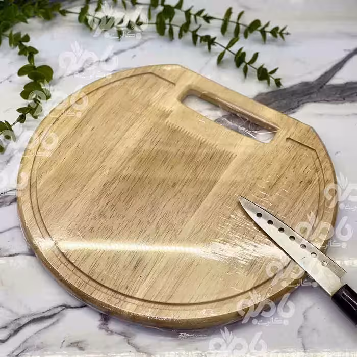 تخته گوشت چوبی رابروود نیم گرد قطر 29 کدR122