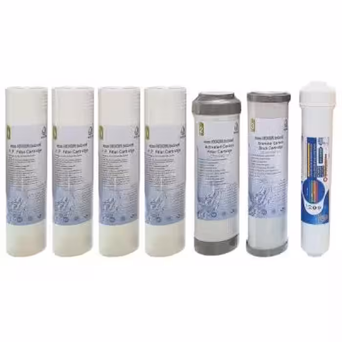فیلتر دستگاه تصفیه آب مدل ارگونومی پلاس بسته 7 عددی