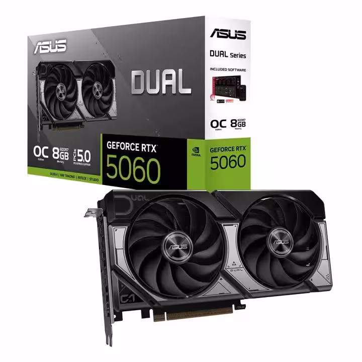 کارت گرافیک ASUS DUAL RTX 5060 OC 8GB