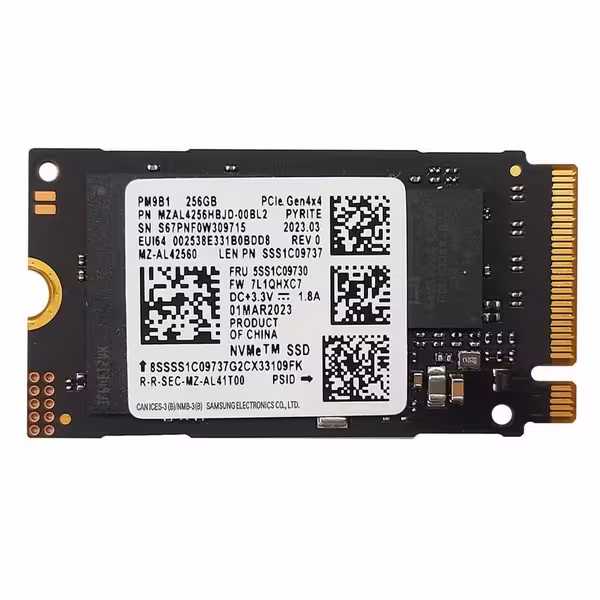 اس اس دی سایز 2242 سامسونگ مدل Samsung SSD 256GB PM9C1A/PM9B1