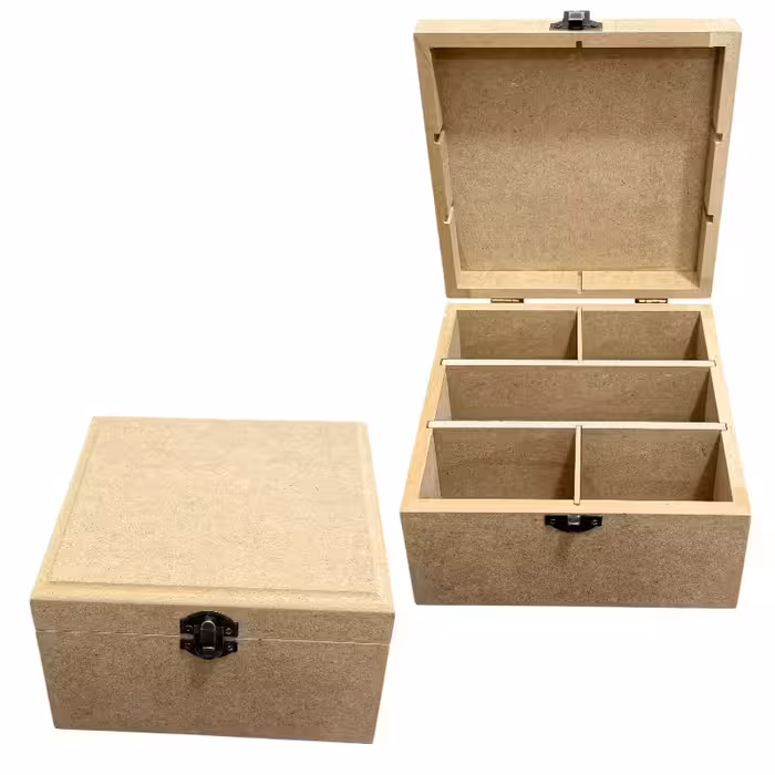 بیس MDF جعبه تی بگ 17 در 17 ارتفاع 10 سانت کد 147