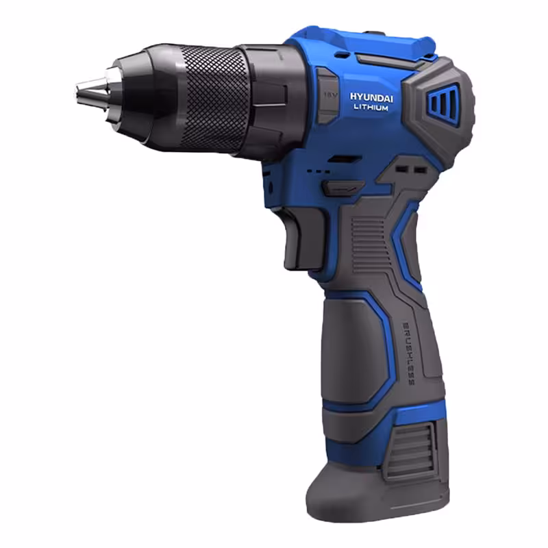 دریل شارژی چکشی 16.8 ولت براشلس هیوندای مدل HP2168