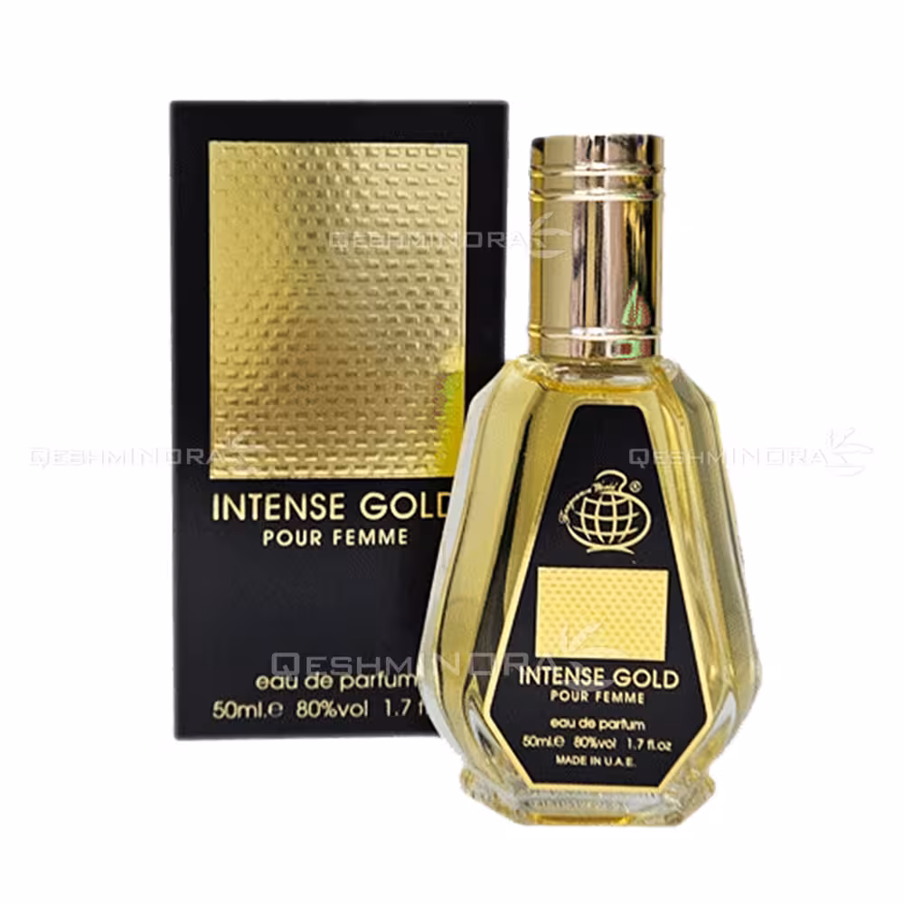 ادوپرفیوم 50 میل اینتنس گلد فرگرانس ورد Intense Gold Fragrance World